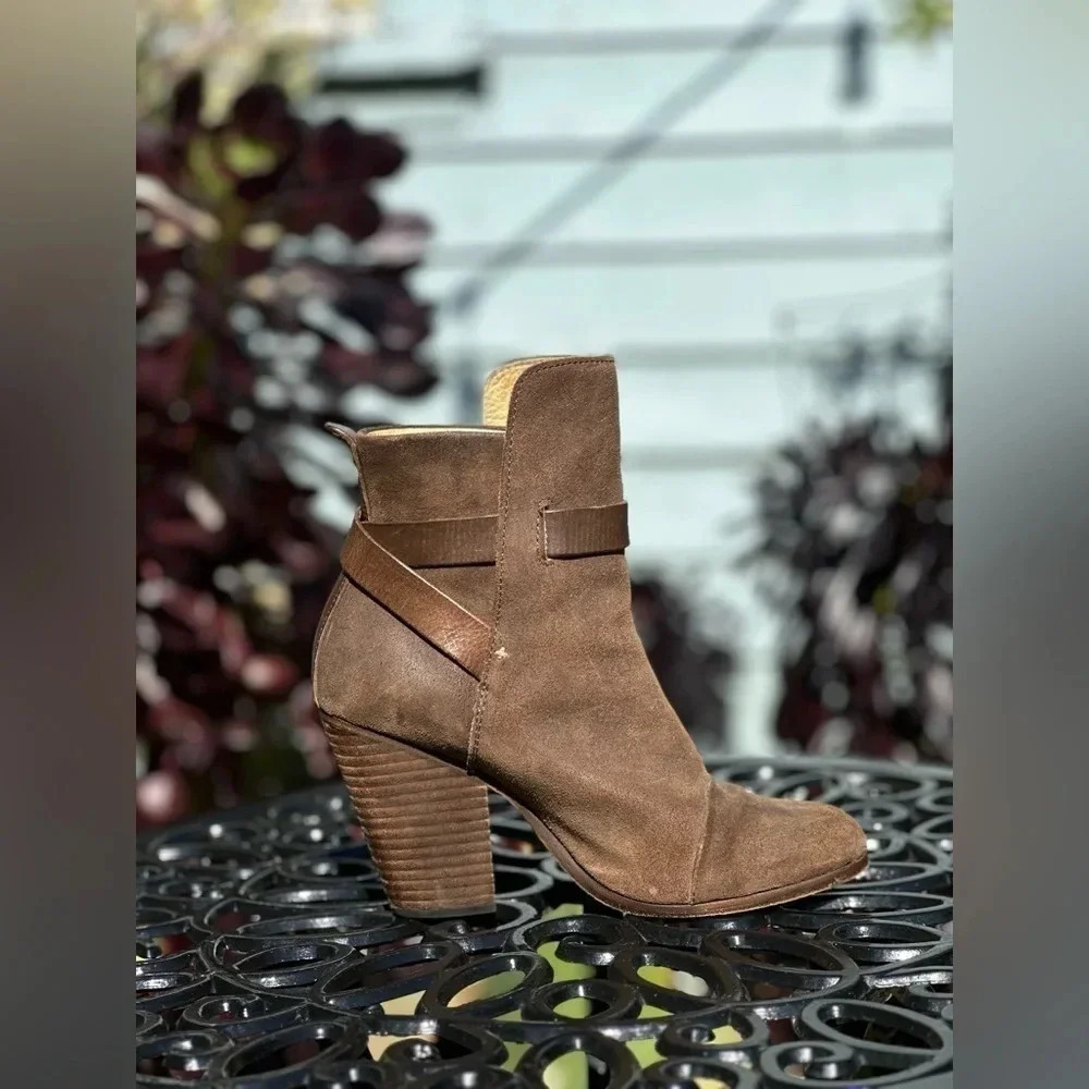 Rag & Bone — Kinsey Waxed Suede Boot - Picture 2 of 7